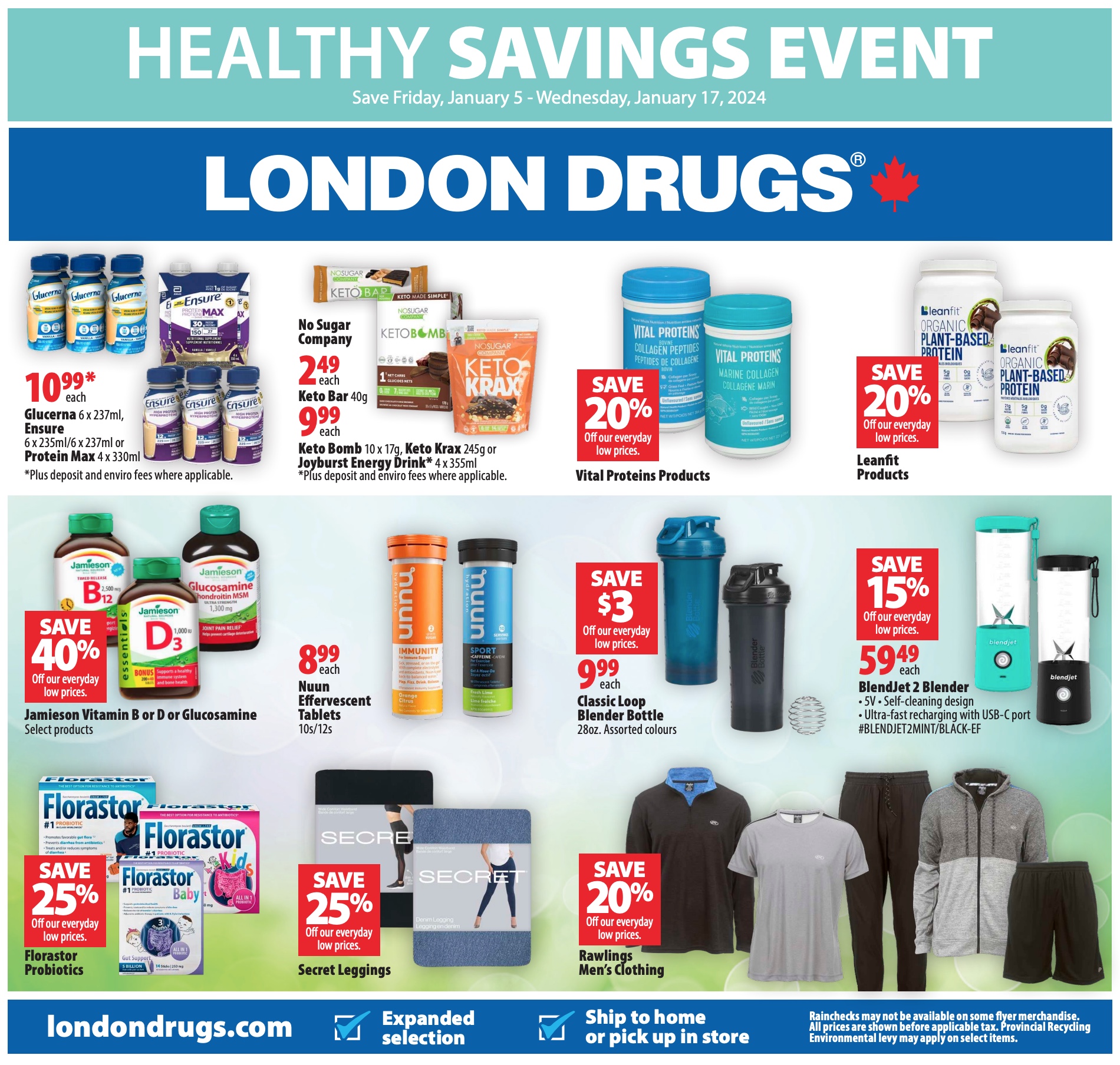 London Drugs 1 5 1 10 2024   Caflyer2024 01 03 下午9.11.27 